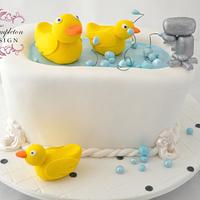 Rubber Duck Bath Cake