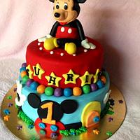 Mickey clubhouse cake 