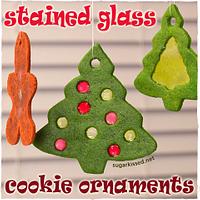 Stained Glass Cookie Ornaments