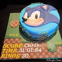 Sonic the Hedgehog Birthday Cake