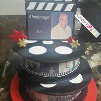 Reel film cake