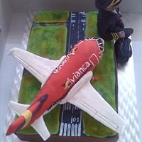 airplane cake