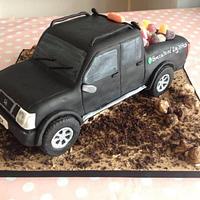 Nissan truck cake