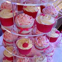 Rachael & James Wedding Cupcake Tower