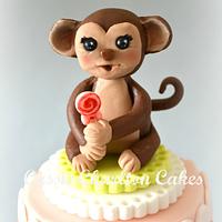 Cute Retro Monkey