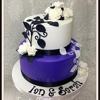embellished Engagement cake
