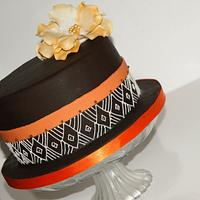 African Themed Birthday Cake