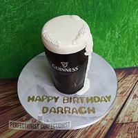 Darragh - Pint of Guinness Birthday Cake