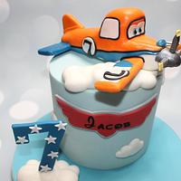 Planes Themed Birthday Cake
