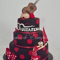 Flamenco cake