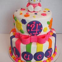 Hello Kitty Bling Cake