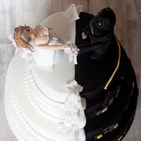 Batman theme Wedding Cake 