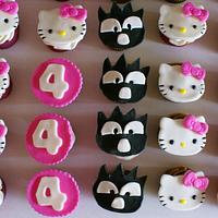 Hello Kitty cup cakes