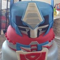 Transformers Autobot Cake