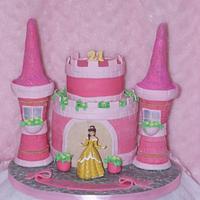 Princess Castle Cake for a 21st