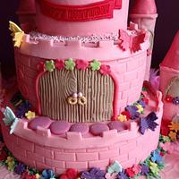 Princess castle Cake