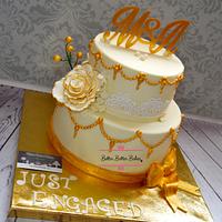 Royal Engagement Cake