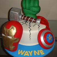 Avengers cake