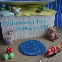 Toy Box Christening Cake - March 2011
