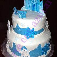 Castle frozen cake