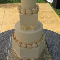 French Macaron Wedding Cake