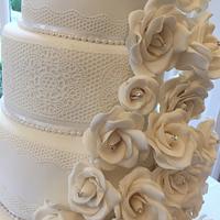 My first wedding cake ❤
