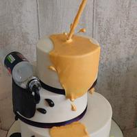 a slightly different wedding cake......