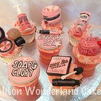 Soap and Glory cupcakes