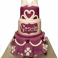 Sofia the first themed cake