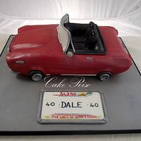 Ford Mustang Car Cake