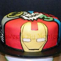 Super Heroes 3rd Birthday Cake