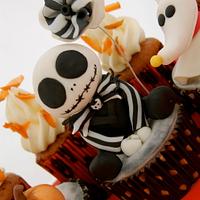 Halloween's Cup Cakes "baby Jack"