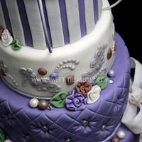 A Whimsical Wedding Cake