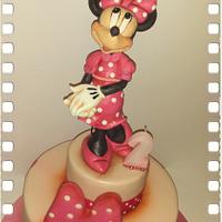 Mia's Minnie cake!!!♡♡♡