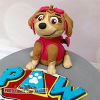 Skye - Paw Patrol Puppy cake 
