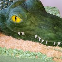Alligator cake 