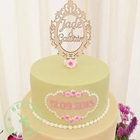 Oak tree wedding cake (For the new Mr & Mrs Ruby - my brother and his wife)