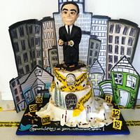 LA Murder Cop Cake