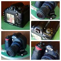 3D Nikon Camera Cake