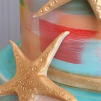 summer starfish cake!