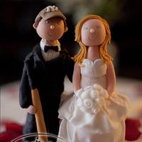 Custom wedding cake topper 