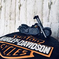 Harley Davidson Bike Cake