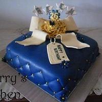 Dark Blue Cake