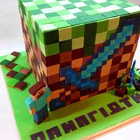 Mindcraft cake
