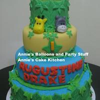 Augustine Drake's Jungle Safari Theme Cake