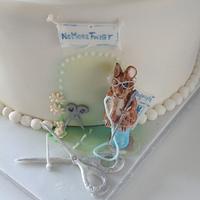 Christening cake for a little chap