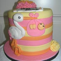 Welcome Baby Cake - cake by Barbora Cakes - CakesDecor
