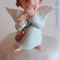 Christening cake for a boy