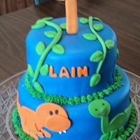 Dinosaur cake and Smash cake