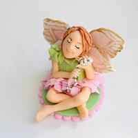 Fairy Doll Fondant Cupcake Toppers